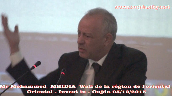 VIDEO السيد محمد مهيدية والي الجهة الشرقية يقترح خارطة طريق واقعية لتشجيع الاستثمار بالجهة الشرقية